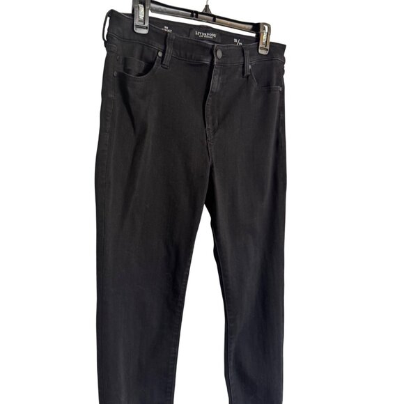 Liverpool The Skinny 12/31 Black Jeans Stretchy 5 Pocket High Rise NWOT - Picture 2 of 9